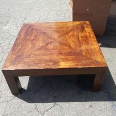 MESA BAJA MADERA CAOBA INDIA